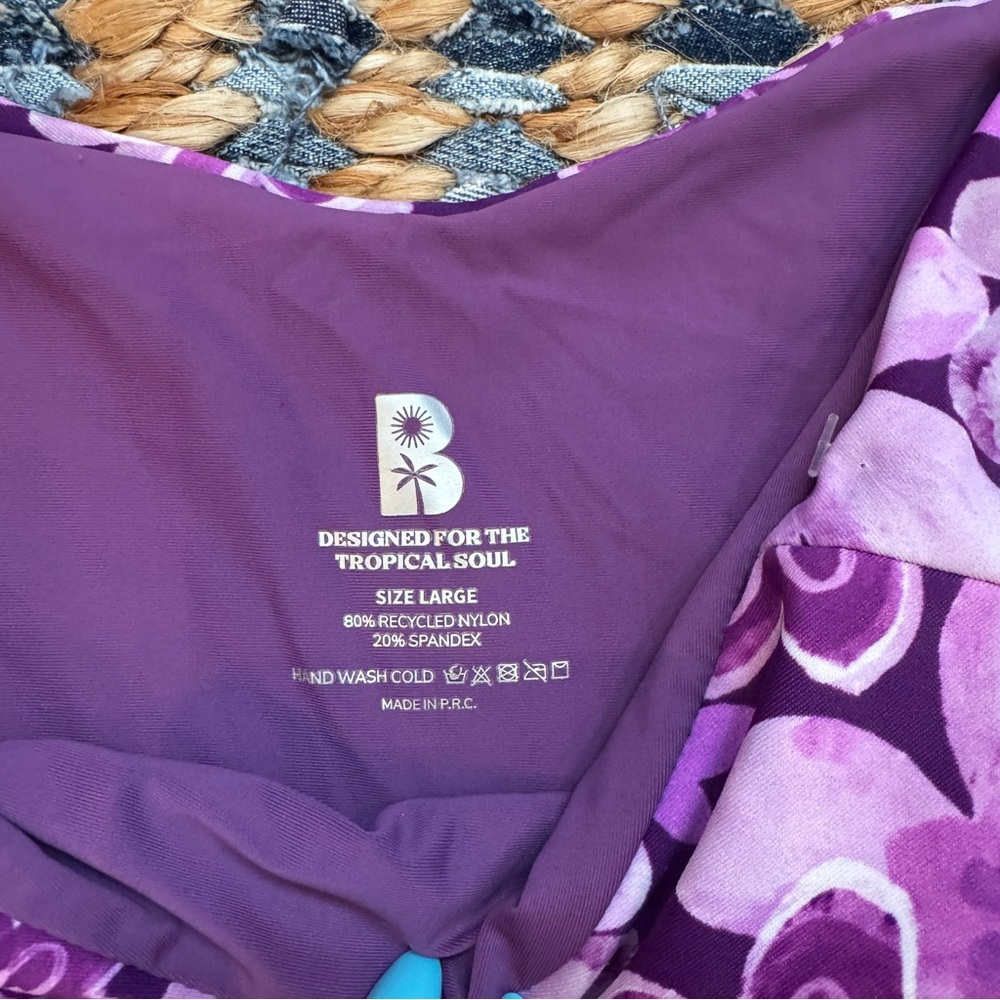 Blackbough Floral Purple Bikini Set - Picture 2 of 7